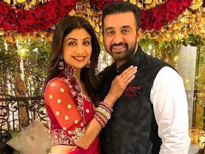 Raj Kundra with Shilpa Shertty