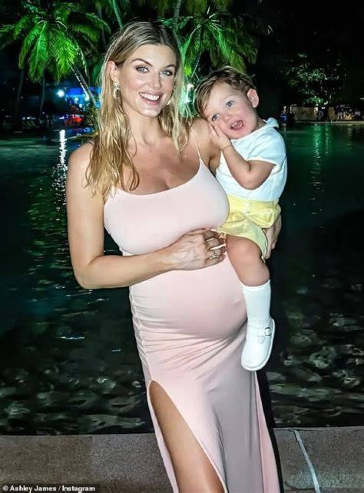 Recently, Ashley showcased her real curves in a tiny blue bikini for an unedited new TikTok