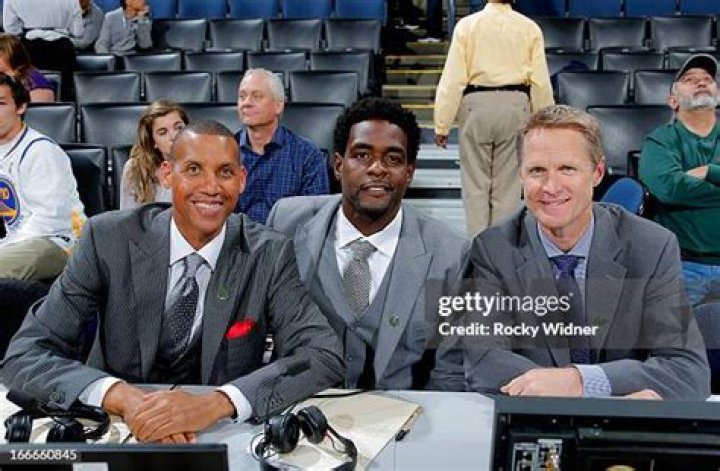 Reggie Miller, Chris Webber and Marv Albert