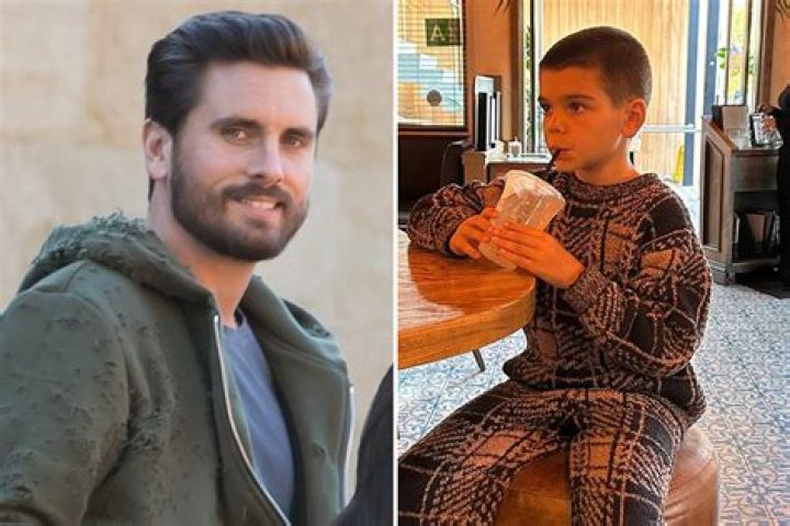Reign showed off his changed appearance while strutting through his father's mansion