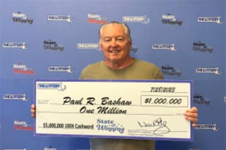 Retiree Paul Bashaw won $1million from a scratch-off ticket in Massachusetts last month, one week before leaving his job of 20 years