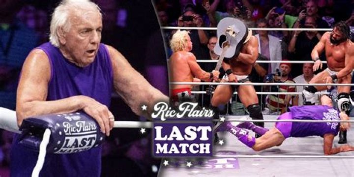 Ric Flair had one last wrestling bout in Nashville, Tennessee on Sunday night