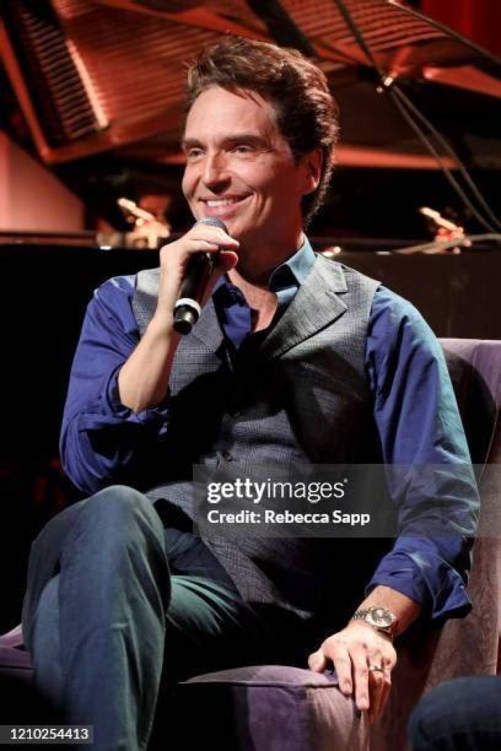 Richard Marx speaks onstage at The Drop