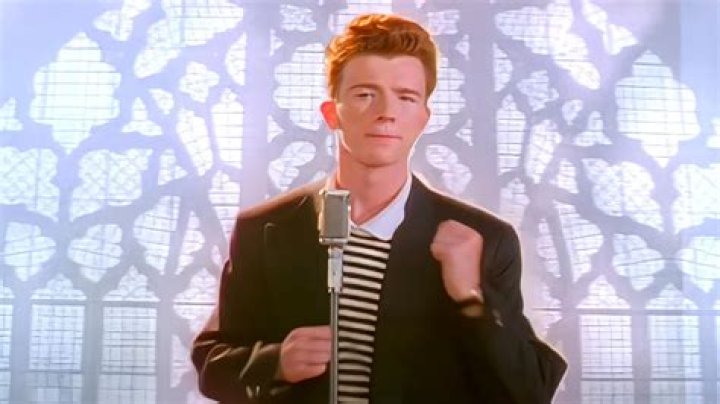 Rick Astley supports the Red Devils