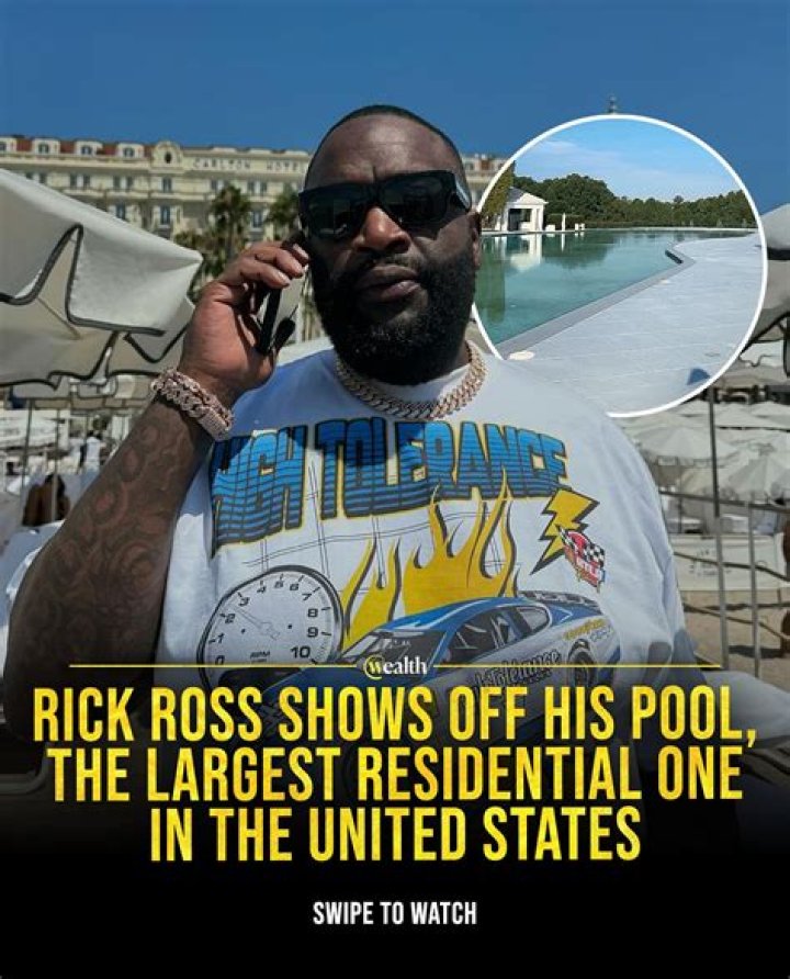 Rick Ross showed off his fleet of flash car collection at an event in Georgia yesterday