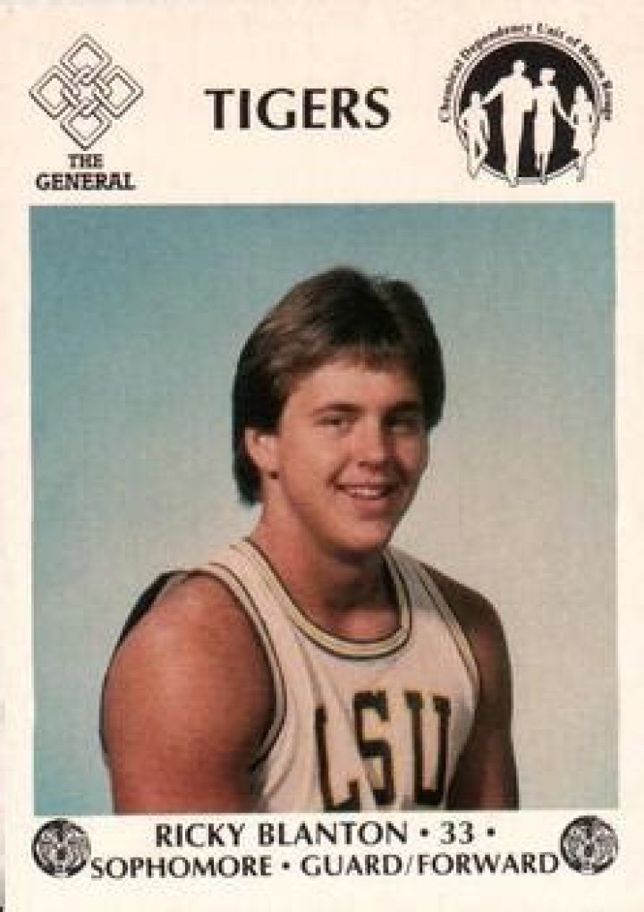 Ricky Blanton played for the LSU basketball team from 1985-1989