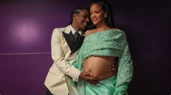 Rihanna and ASAP welcomed their first child in May 2022 (seen together in June)