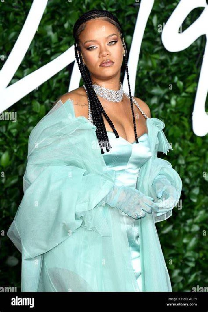 Rihanna attending The Fashion Awards 2019 at Royal Albert Hall on December 2, 2019, in London, England