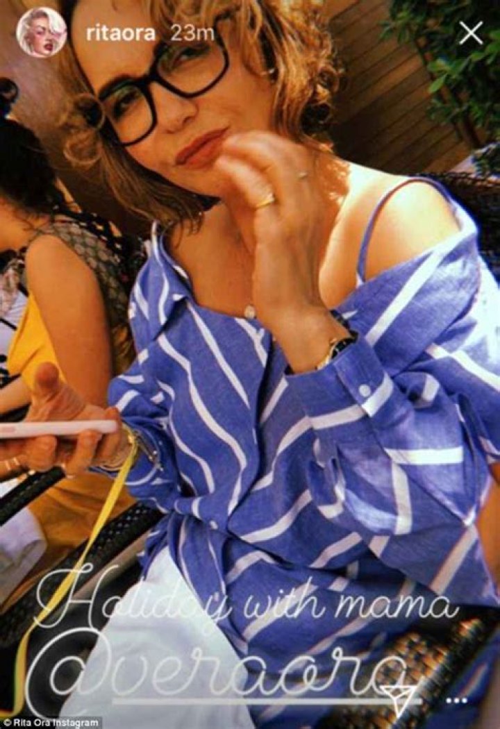 Rita has kept fans updated while enjoying a holiday in Corfu with her family and boyfriend