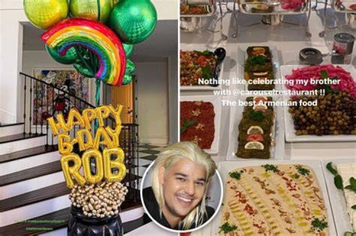 Rob Kardashian celebrated his 34th birthday on Wednesday