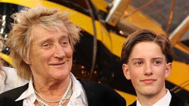 Rod Stewart and his sons