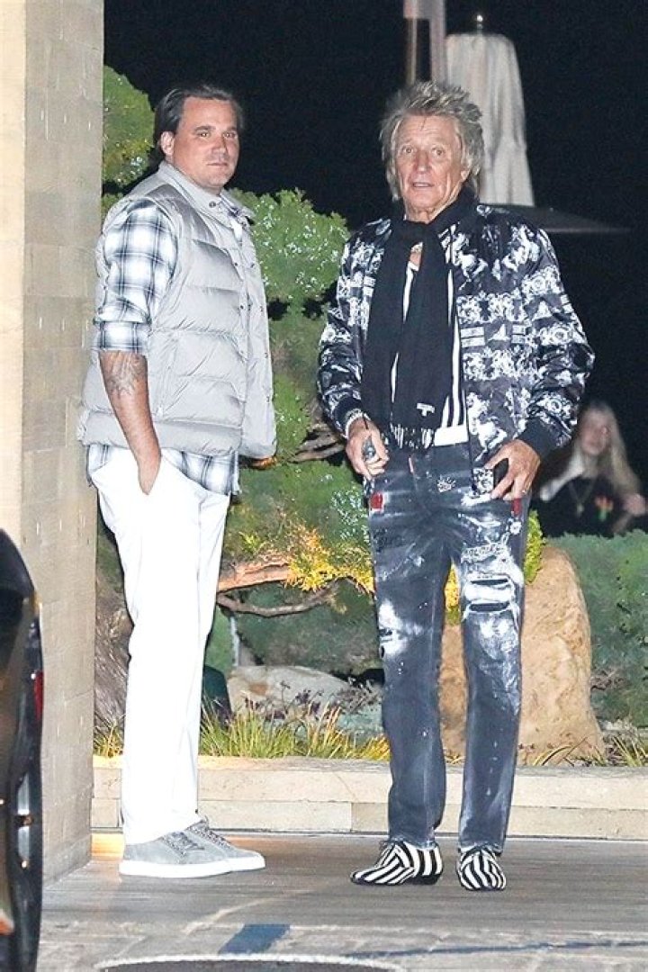 Rod Stewart&rsquo;s son Sean has been rushed to hospital and put in a neck brace after a terrifying road incident