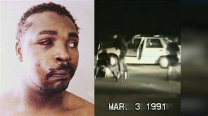 Rodney King in 1992 - he was 25 at the time of the beating a year earlier