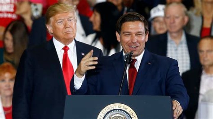 Ron DeSantis is often supported by his wife, broadcast journalist Casey DeSantis