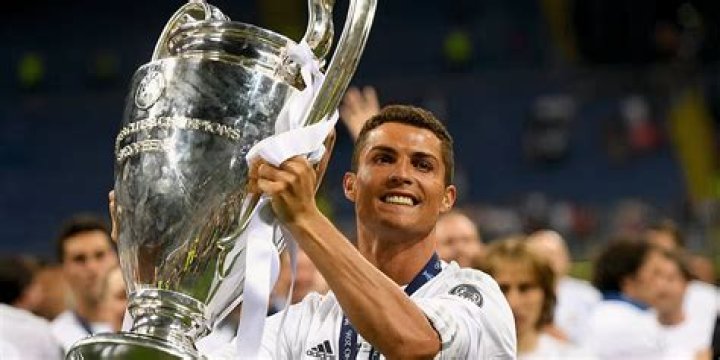 Ronaldo lifts the Champions League in 2008 after taking an age to get off the mark in the competition