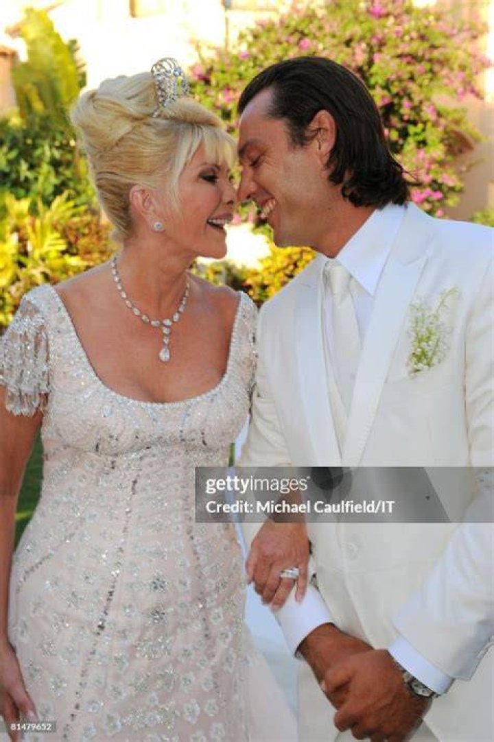 Rossano Rubicondi and Ivana Trump are pictured together in an undated image