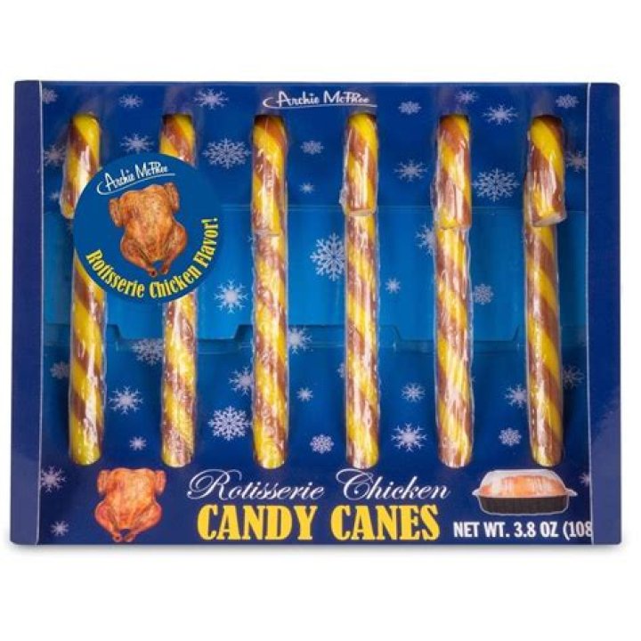 Rotisserie Chicken Candy Canes