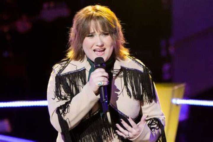Ruby Leigh performed onstage on The Voice