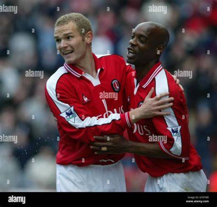 Rufus, right, was voted Charlton Athletic's greatest defender by fans in 2005