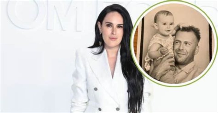 Rumer Willis also paid tribute to her dad on Sunday