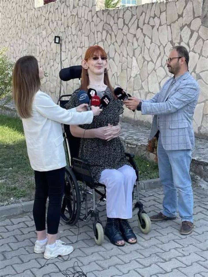 Rumeysa Gelgi was crowned the world's tallest woman by Guinness World Records