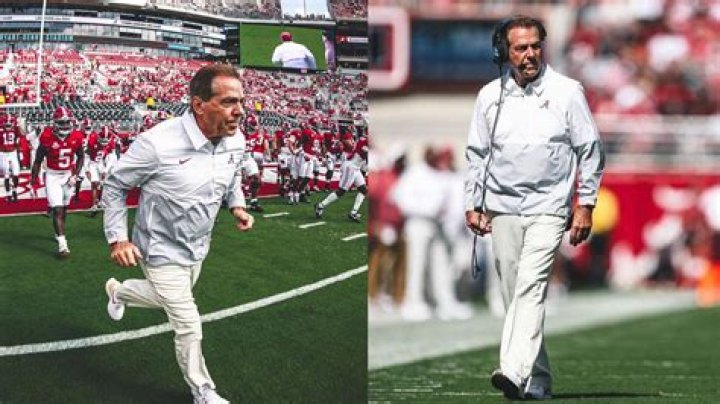 Saban retired from college football on Wednesday