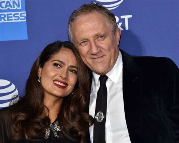 Salma and her husband, Fran&ccedil;ois-Henri Pinault, attended an event for their foundation titled the Kering Foundation
