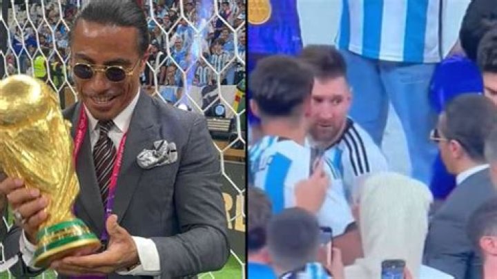 Salt Bae broke Fifa rules by handling the &pound;17m World Cup trophy