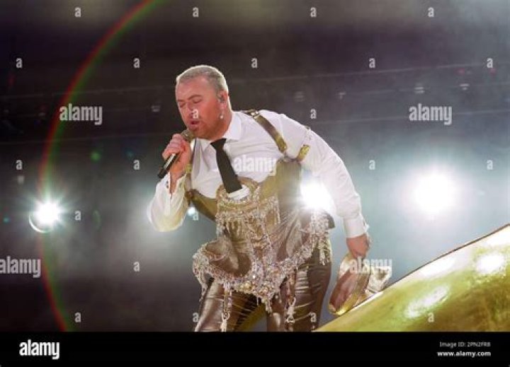 Sam Smith performing during the One World: Together At Home concert