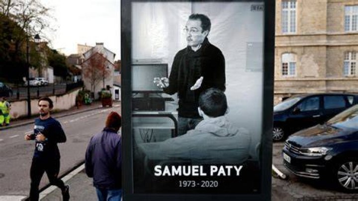 Samuel Paty was killed last month after teaching his students about free speech