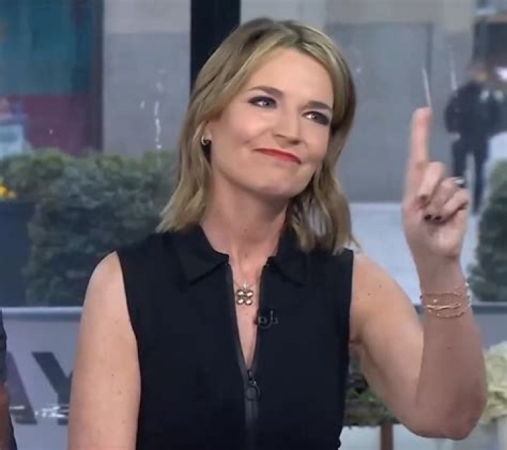 Savannah Guthrie wagged her finger during the hilarious exchange