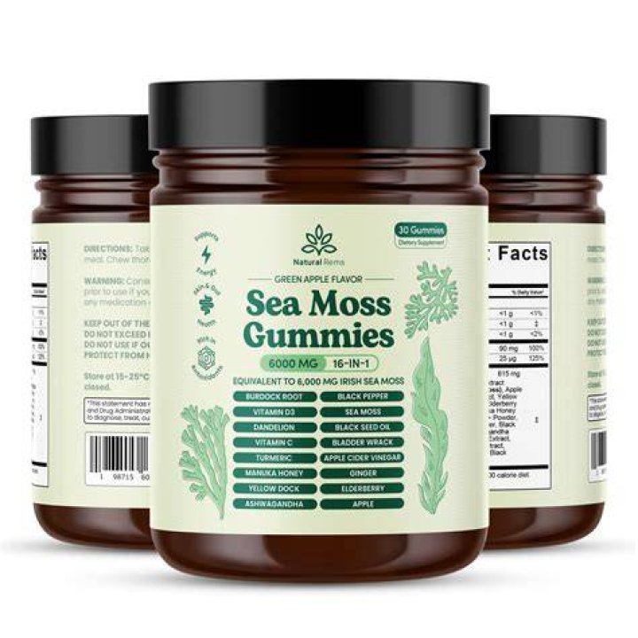 Sea Moss gummies are an easy way to get all the nutrients