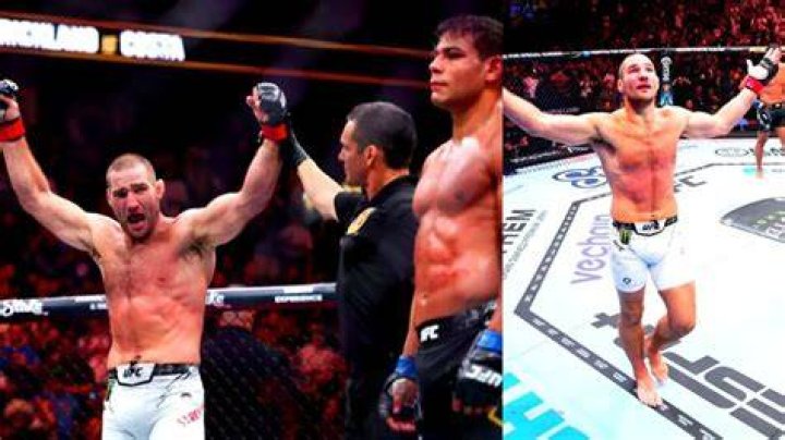 Sean Strickland showed off his new UFC middleweight belt