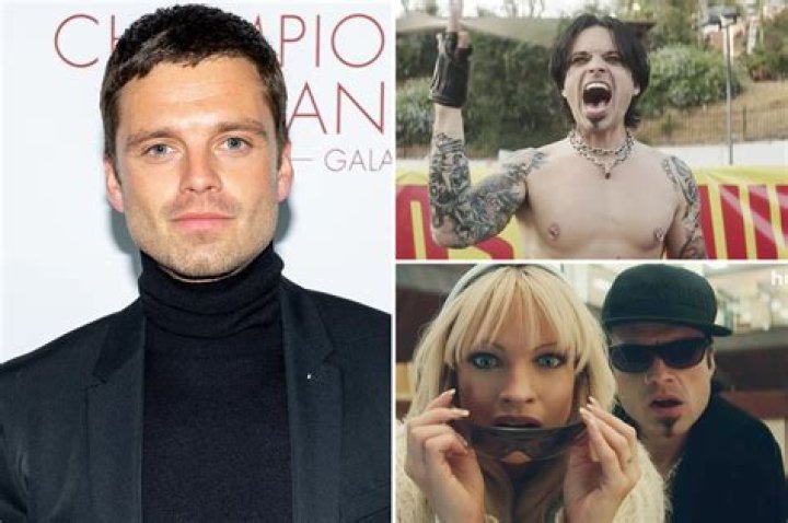 Sebastian Stan stars as Tommy Lee in Hulu's new series, Pam and Tommy