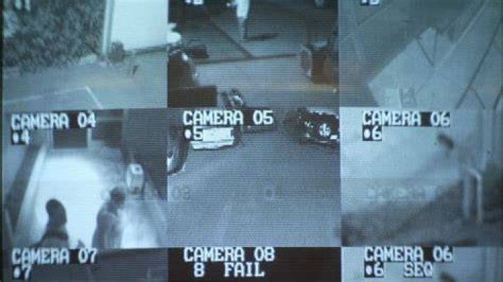 Security footage shows Trench paying at a Fred Meyer store after she left her parents' home and went missing