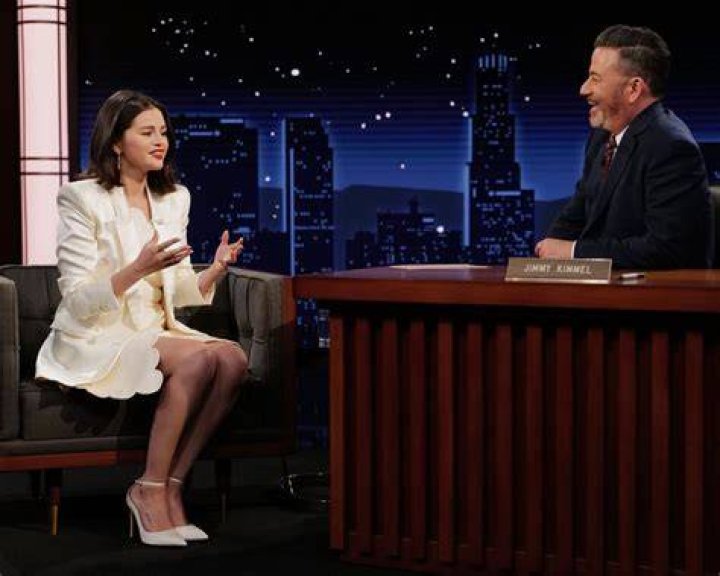Selena visited Jimmy Kimmel Live! to promote her new song Love On