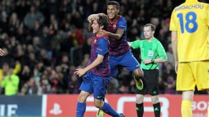  Sergi Roberto was the first man back at the Ciutat Esportiva Joan Gamper complex