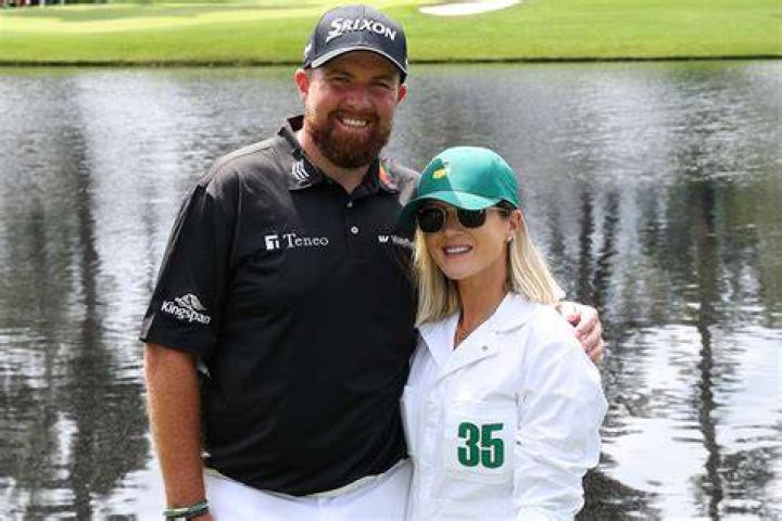  Shane Lowry with wife Wendy Honner and daughter Iris