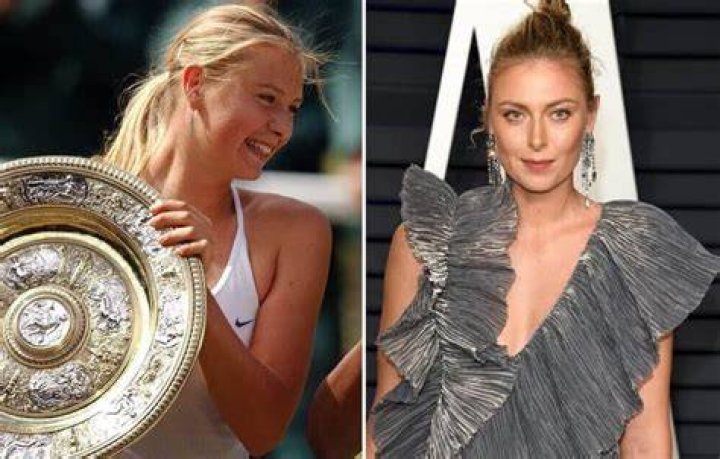 Sharapova retired in 2020 - she has five Grand Slam titles to her name