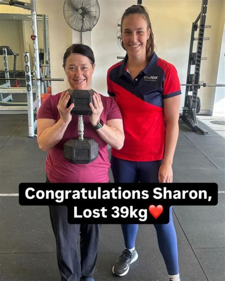 Sharon has maintained her incredible figure
