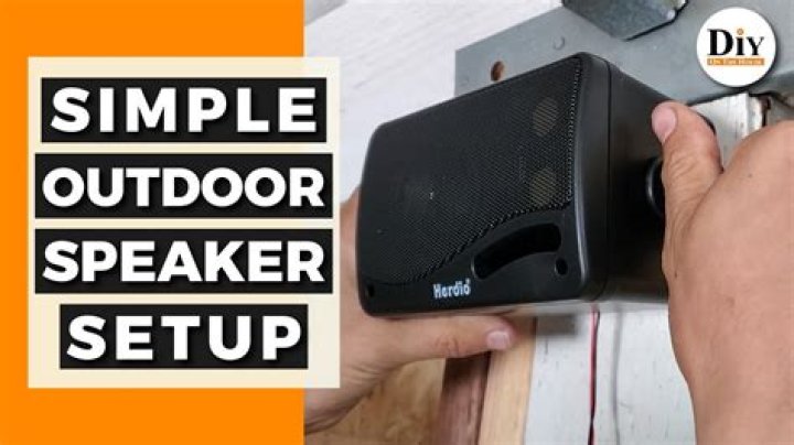 She added speakers outside of the home