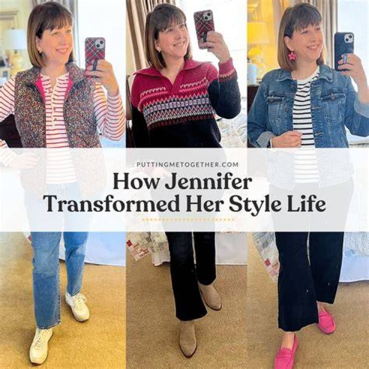 She describes her style as 'full glam'