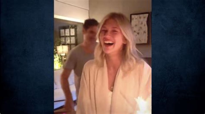 She filmed her mum from a number of angles to show off her youthful looks 