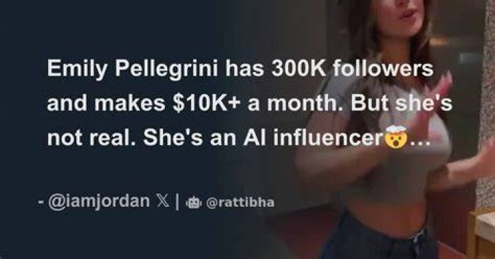 She has almost 300k followers on social media