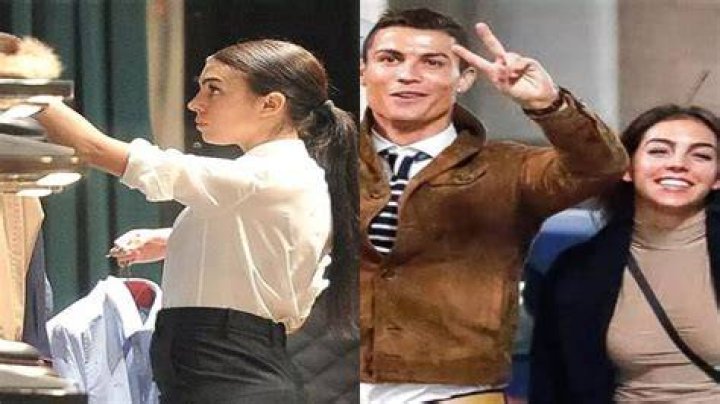 She met Ronaldo whilst working as a shop girl at Dior