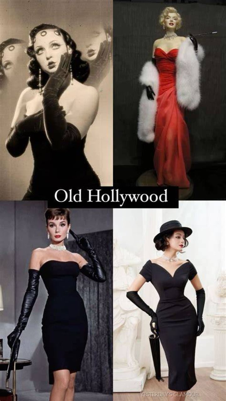 She oozed old Hollywood glamour in this floor sweeping dress