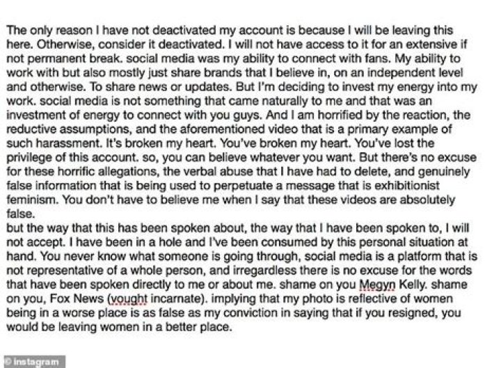 She penned a long response to those that questioned the authenticity of the show