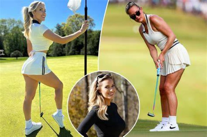 She posts golf videos on her Instagram as well as lifestyle shots