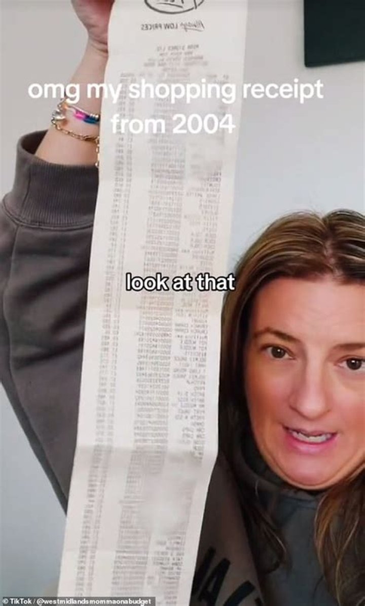 She shared her receipt showing the incredible bargains she got her hands on