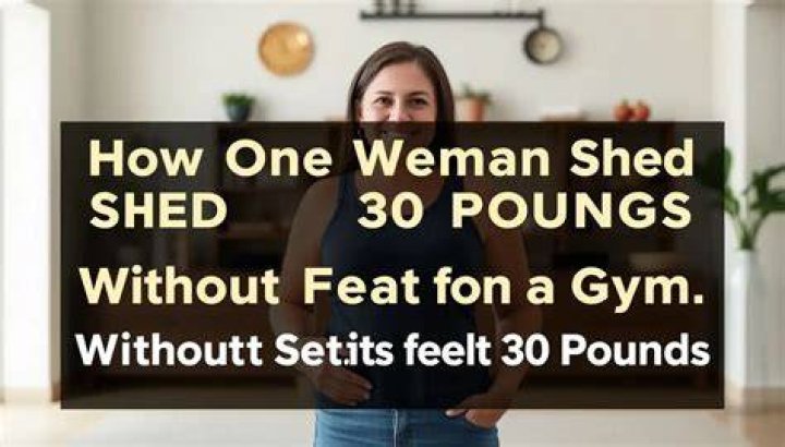  She shed the pounds with a strict diet and pilates